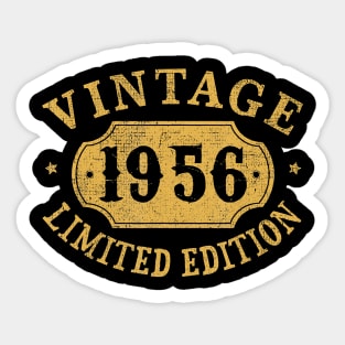 64 years old 64th Birthday Anniversary Gift Limited 1956 T-Shirt Sticker